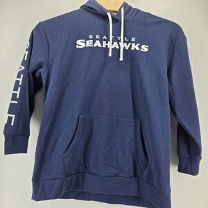 G-III 4Her Seattle Seahawks Hoodie Womens XXL Navy Blue NFL Fan Gear Pullover